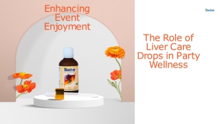 Liver care Enhancing Event Enjoyment