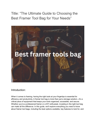 _Top 10 Best Tool Bags for Framers_