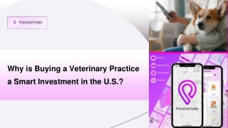 Why is Buying a Veterinary Practice a Smart Investment in the U.S.?
