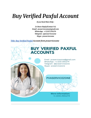 Buy Verified Paxful Account