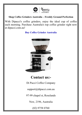 Shop Coffee Grinders Australia – Freshly Ground Perfection