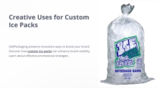 Creative Uses for Custom Ice Packs