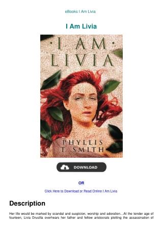 eBooks I Am Livia