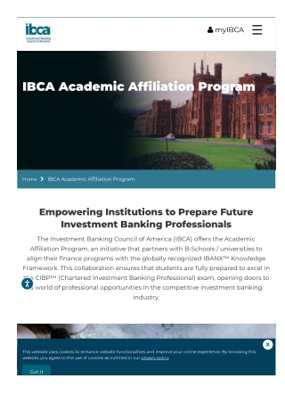 Academic Affiliation Program -Partner with IBCA