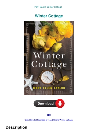 PDF Books Winter Cottage