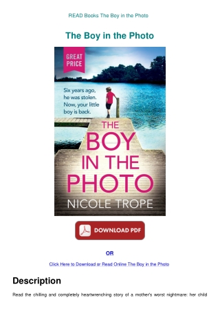 READ Books The Boy in the Photo