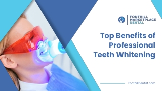 Top Benefits of Professional Teeth Whitening