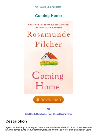 PDF Books Coming Home