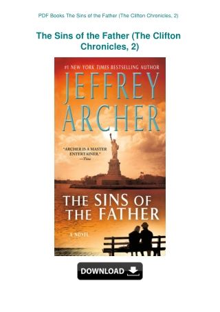 PDF Books The Sins of the Father (The Clifton Chronicles  2)