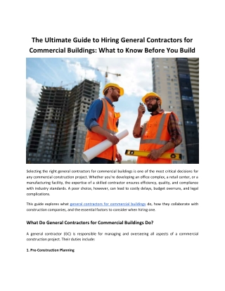 The Ultimate Guide to Hiring General Contractors for Commercial Buildings_ What to Know Before You Build