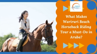 What Makes Wariruri Beach Horseback Riding Tour a Must-Do in Aruba