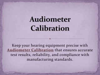 Audiometer Calibration