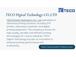 Direct Transfer Film Printer - Tecotech-industry.com