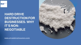Hard Drive Destruction for Businesses Why It’s Non-Negotiable