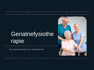 Geriatriefysiotherapie