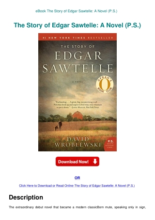 eBook The Story of Edgar Sawtelle A Novel (P.S.)