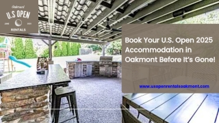 Book Your U.S. Open 2025 Accommodation in Oakmont Before It’s Gone!