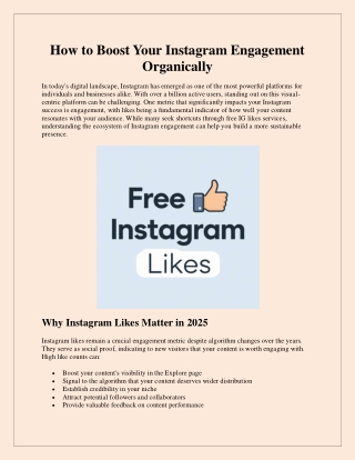 How to Boost Your Instagram Engagement Organically