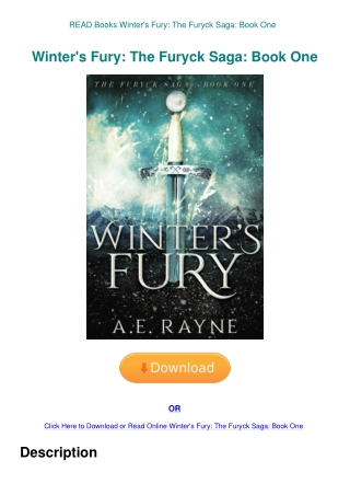 READ Books Winter's Fury The Furyck Saga Book One