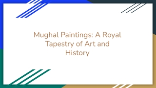 Mughal Paintings_ A Royal Tapestry of Art and History