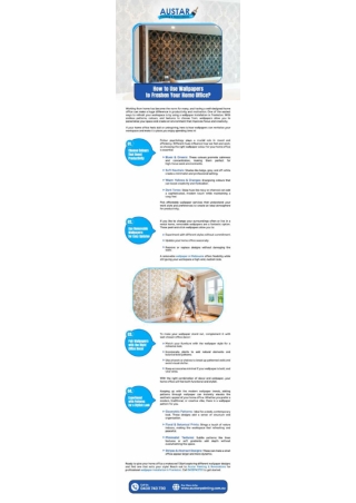 How to Use Wallpapers to Freshen Your Home Office