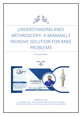 Understanding Knee Arthroscopy