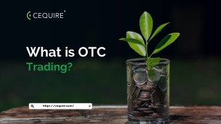 What is OTC trading?