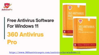 Free Antivirus Software For Windows 11  360 Antivirus Pro