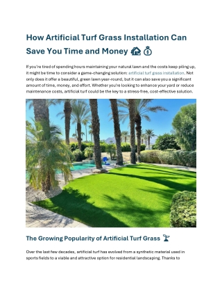 Vision Turf and Lighting