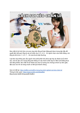 Kèo Chẵn Lẻ 50_50_ Cược Nhanh Tại W88 VT