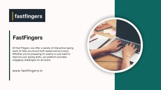 Master Fast Fingers Typing and Speed Up Your Skills Now