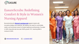 EasureScrubs Redefining Comfort & Style in Women's Nursing Apparel