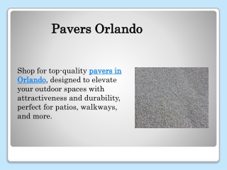 Pavers Orlando