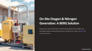 O₂ & N₂ Generators – Advanced PSA Technology for Efficient Gas Supply