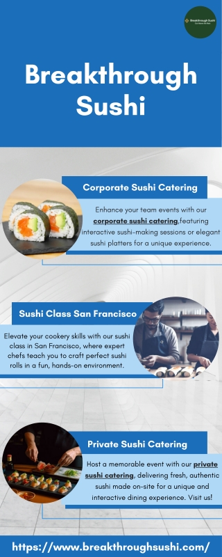 Corporate Sushi Catering