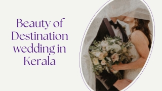 Best guide to destination wedding in kerala
