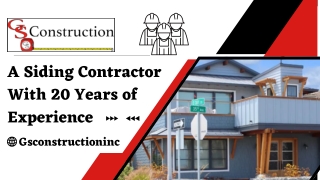 Residential Siding Installation Scotts Valley – GS Construction Inc.