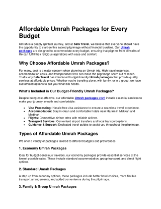 Affordable Umrah Packages for Every Budget (1)