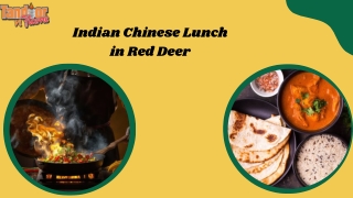 Indian Chinese Lunch in Red Deer