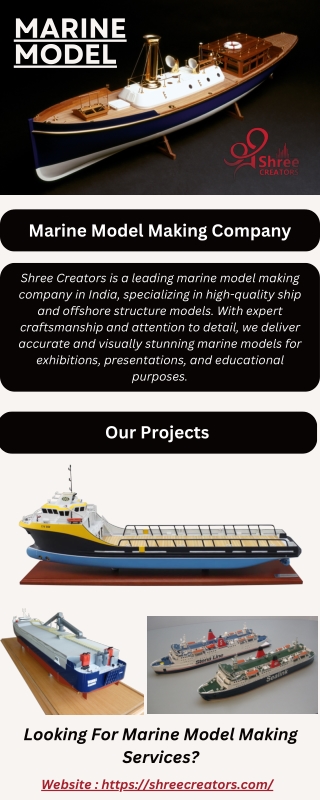 Leading Marine Model Making Company in India