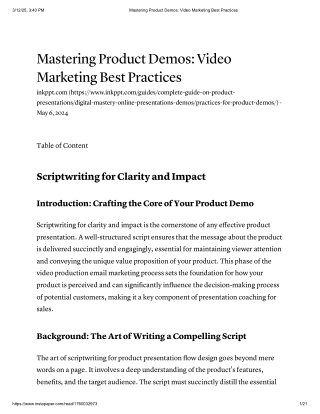 Mastering Product Demos_ Video Marketing Best Practices