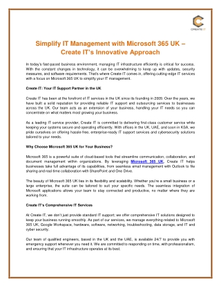 Microsoft 365 UK