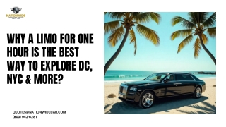 Why a Limo for One Hour is the Best Way to Explore DC, NYC & More