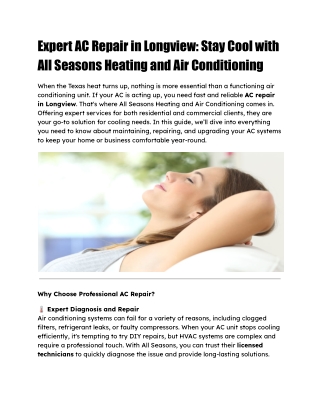 All Seasons Heating and Air Conditioning (1)