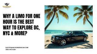 Why a Limo for One Hour is the Best Way to Explore DC, NYC & More