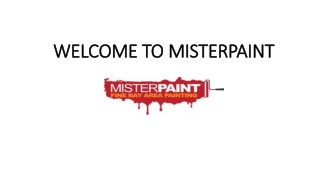 FIND EXPERT LOCAL PAINTERS NEAR ME | MISTER PAINT