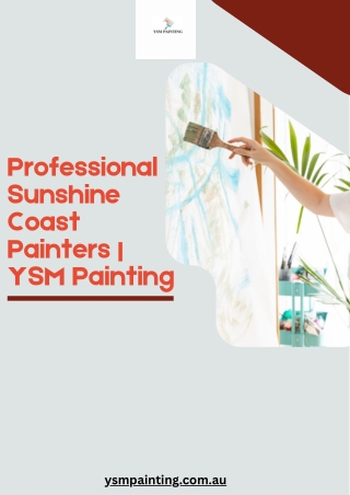 Expert Painters Sunshine Coast | House & Commercial Painting Services