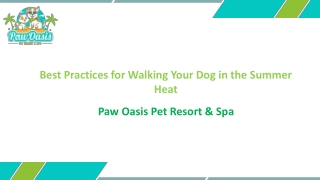 Learn essential tips to keep your dog safe and comfortable during summer walks.