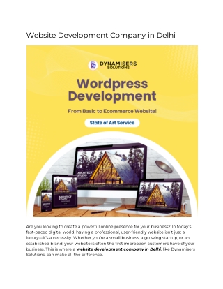 Website Development Company in Delhi ..