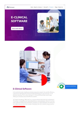 E-Clinical Software